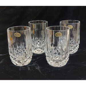 Vintage European Collection Crystal Tumblers, set of 4